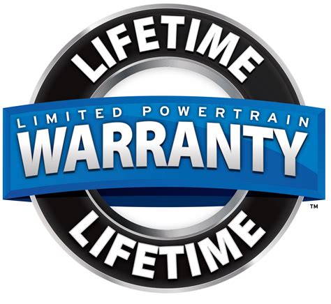 Lifetime limited warranty .